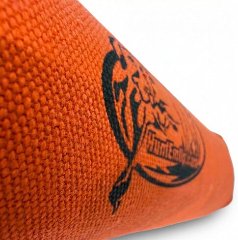 3" Canvas Dog Training Bumper – Retrieving Dummy for Retriever & Hunting Dog Training – Floating Water Dummy with Throw Rope – Orange & White in Kuwait