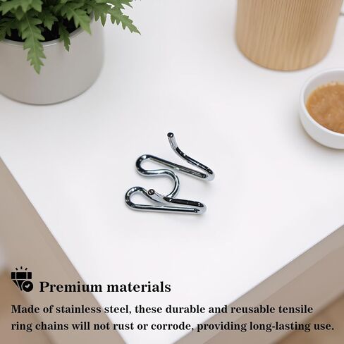 2.25mm Dog Collar Extra Links Designed for Training Collars, 4 Pack | Dog Training Collar Links, Chrome Plated Steel, Silver in Saudi Arabia