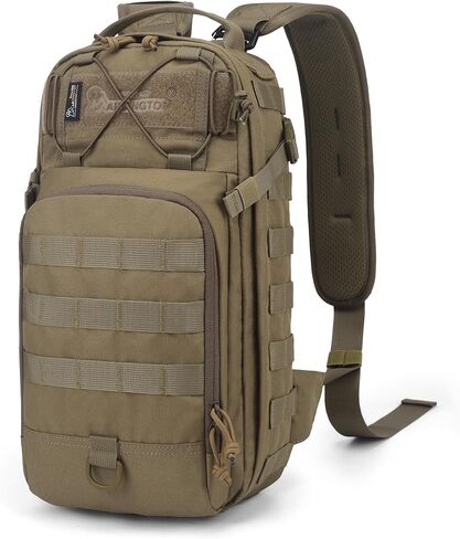 Mardingtop 15L Tactical Backpack, Small Molle Sling Bag for Men, Military Rucksack Crossbody Bag for Hiking Travel in Saudi Arabia