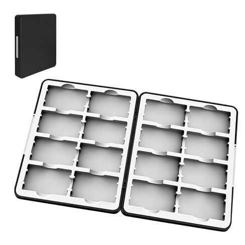 MTEZIZ GBA Game Case for Game Boy Advance, Holds 16 GBA Game Cartridges | Shockproof Silicone Slots with Magnetic Clasp, Anti-Fall Portable Travel Storage Box for GBA Collectors & Retro Gamers in Saudi Arabia