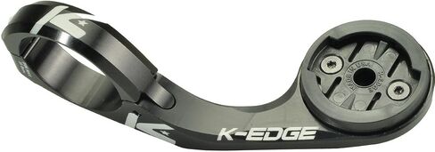 K-Edge Max XL (31.8 ملم) حامل كمبيوتر للدراجة، للغارمين، أسود | حامل Garmin Combo مع حافة 1050، مشبك 31.8 مم، هيكل من الألومنيوم باستخدام الحاسب الآلي، وكاميرا أو محول ضوء متضمن in Kuwait