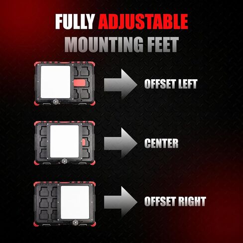 Vehicle Mount Compatible with Starlink Mini & Milwaukee Packout Box | Compatible with Starlink Mini | Compatible with Milwaukee Packout | Cars, Trucks, Jeeps, UTVs | Adjustable Feet in Saudi Arabia