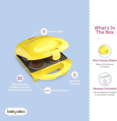 Babycakes Donut Maker, Mini in Saudi Arabia