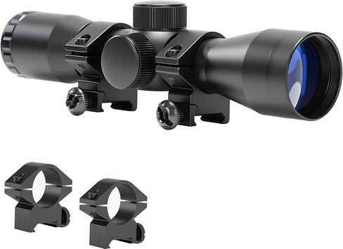 Compact Rifle Scope 4x32, for Crossbow Scope, with BDC Reticle, Ideal for Medium to Long-Range Hunting up to 500 Yards in Saudi Arabia