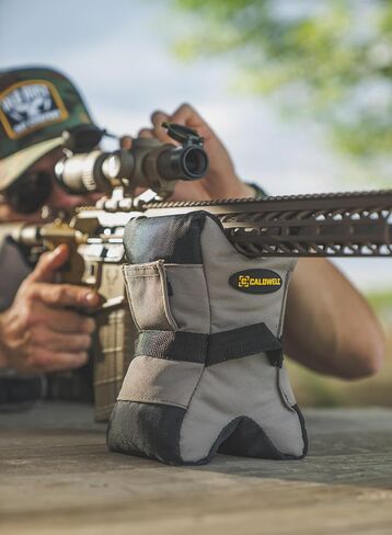 Caldwell Tactical DeadShot Combo Filled Shooting Front, Rear Rests with Adjustable Height for Rifles, Range, Hunting in Kuwait