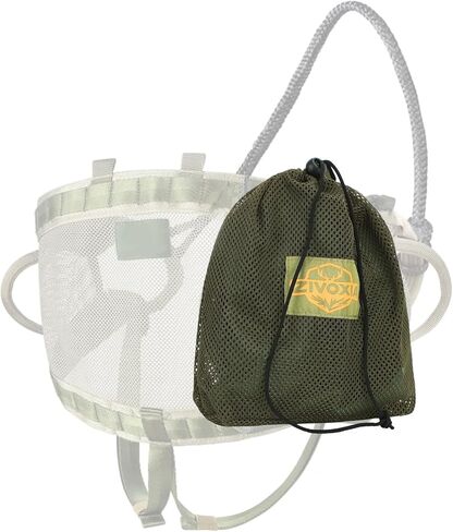 Dump Pouch for Saddle Hunting ROS Setup, MOLLE Compatible Mesh Storage Bag for Ring of Steps, Tether, Lineman's Belt & Hunting Accessories – Durable & Lightweight Gear Organizer in Kuwait