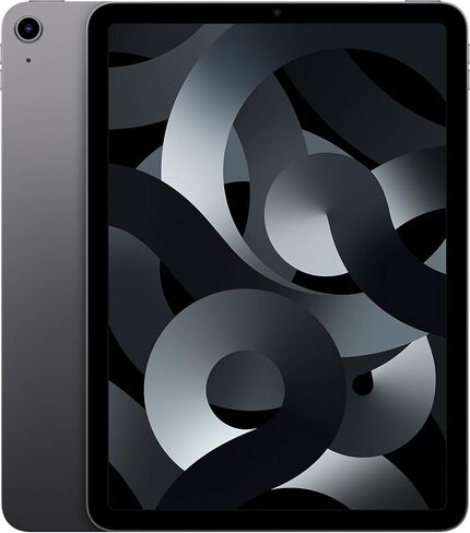 Apple 2022 iPad Air 5, 10.9-inch, WiFi + Cellular, 256GB - Space Gray (Renewed) in Kuwait