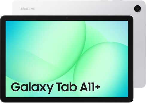 Samsung Galaxy Tab A11+ Plus 2026 (128GB, 6GB, Wi-Fi Only) 11.0" 90Hz Android 16 Tablet, All Day Battery, Octa-Core (4nm), 4-Speakers, International Model X230 | Fast Charge Cube Bundle | Gray in Kuwait