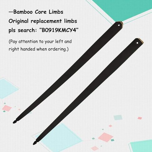SinoArt 60" Takedown Longbow Archery Wooden Archery Bow Included Fur Rest Pad Stringer Tool Tab String Nocks Right and Left Hand for Hunting or Target(40lbs, Left Hand) in Saudi Arabia