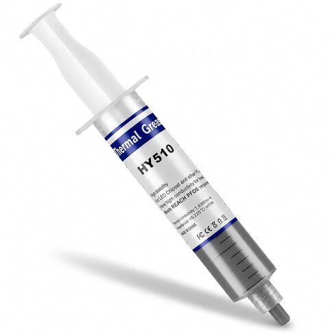 HY-510-100g (25g*4) Thermal Conductivity: >1.93W/m-k CPU Thermal heatsink Paste Silicone Grease Compound Non-Conductive for pc CPU gpu PS4 ...100 Gram in Kuwait