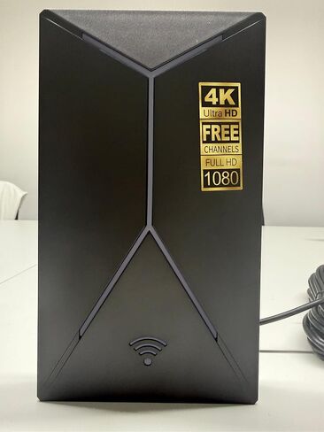 TV Antenna Indoor for Smart TV, Digital Antenna for Local Channels | 2026 Upgraded TV Antenna Indoor Outdoor, 3500+ Miles Long Range HDTV with Signal Booster, Supports 4K 8K 1080p Local Channels in Saudi Arabia