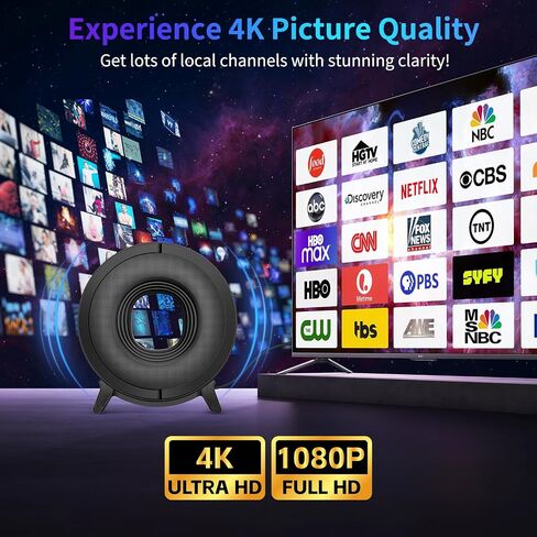 TV Antenna Indoor for Smart TV 2026 Digital TV Antenna for Local Channels | 3600+ Miles Long Range Reception with Amplifier, Supports 4K 8K 1080P and Older TVs in Saudi Arabia