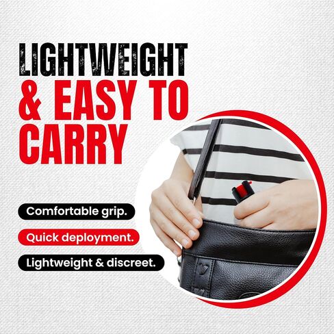 Police Magnum Compact Pepper Spray Self Defense- Tactical Maximum Heat Strength OC- Small Discreet Carry Canister- Made in The USA- 2 Pack 3/4oz TL in Saudi Arabia
