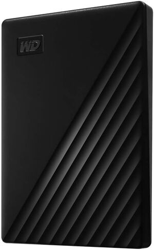 WD 2TB My Passport, Portable External Hard Drive, Black, backup software with defense against ransomware, and password protection, USB 3.1/USB 3.0 compatible - WDBYVG0020BBK-WESN in Saudi Arabia