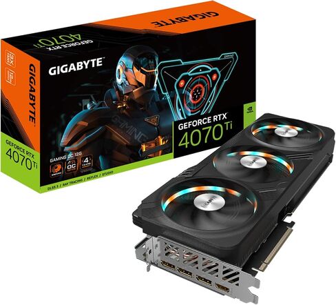 GIGABYTE GeForce RTX 5070 Ti Gaming OC 16G Graphics Card, 16GB 256-bit GDDR7, PCIe 5.0, WINDFORCE Cooling System, GV-N507TGAMING OC-16GD Video Card in Saudi Arabia