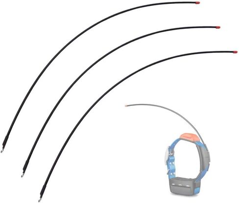 3 PCS Replacement Antennas for Garmin Dog Collar, Standard VHF Long-Range Antenna for Garmin DC50, T5, TT10, TT15, TB10 Dog Device, Black in Saudi Arabia