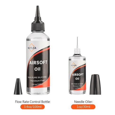 Airsoft Silicone Oil 4.4oz – Chamber Lube with Needle Oiler | 100% pure silicone lube.Needle oiler for precision.For airsoft chambers,airguns & pistons.Reduces friction.Protects seals in Saudi Arabia