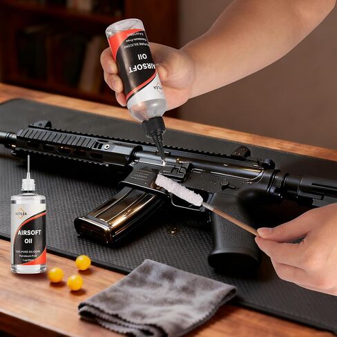 Airsoft Silicone Oil 4.4oz – Chamber Lube with Needle Oiler | 100% pure silicone lube.Needle oiler for precision.For airsoft chambers,airguns & pistons.Reduces friction.Protects seals in Saudi Arabia
