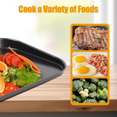 BBQ PLUS Griddle Plate for Ninja Woodfire OG951 OG850 OG952 Grill Accessories,Non-Stick Flat Top Cooking Griddle Pan Replacement Parts for Ninja OG800 OG900 Series Pro Connect XL Grill in Saudi Arabia