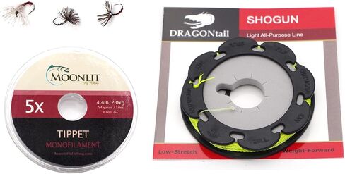 DRAGONtail Tenkara - Basic Tenkara Starter Kit w/Furled Line | Beginner fishing gear starter kit with line, leader, and flies to start Japanese-style fly fishing fast in Kuwait