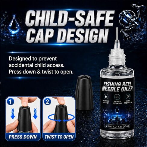 Fishing Reel Care Kit for Lubricate, Protect & Clean | Marine & Tackle Reel Care Kit with Fishing Reel Cleaner, Fishing Reel Oil & Grease - Fish Reel Maintenance Kit in Kuwait