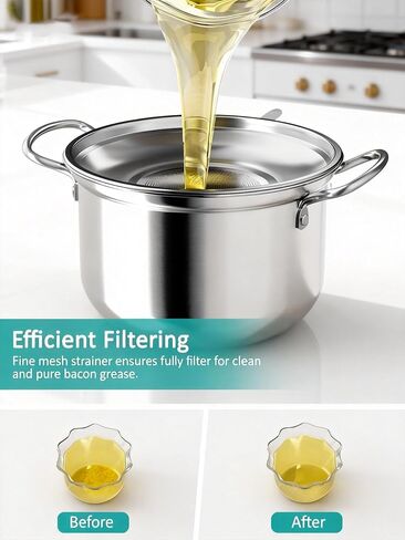OPENICE 4.25qt Deep Fryer Pot with Basket for Stove Top Frying, Boiling | Stainless Steel Frying Pot with Basket Lid Oil and Strainer | Outdoor Small Fryer Pot for 1-3 Peoples in Saudi Arabia