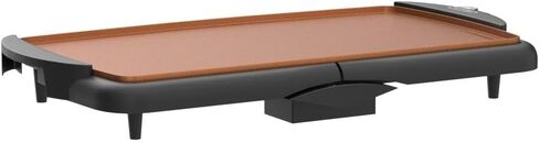 bella Electric 10.5"x20" Ceramic Non-Toxic, Titanium Griddle, Copper/Black in Saudi Arabia