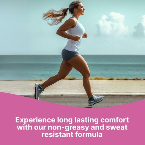HAPPY CURVES Anti-Chafe Stick - Chafing and Friction Defense for Women, Ideal for Thighs, Underarms and More - Thigh Rub Protector and Chafing Balm, Perfect for Active, Non-Active Women (1 Pack) in Saudi Arabia