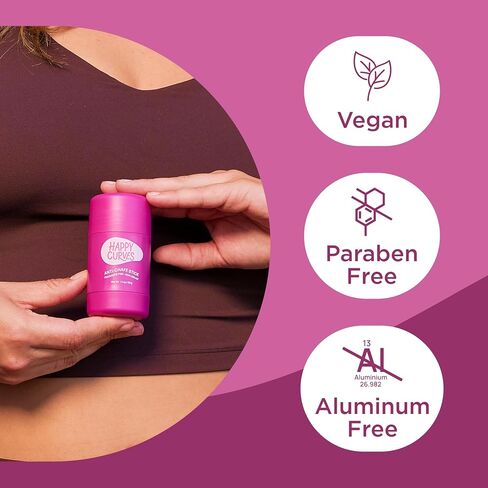 HAPPY CURVES Anti-Chafe Stick - Chafing and Friction Defense for Women, Ideal for Thighs, Underarms and More - Thigh Rub Protector and Chafing Balm, Perfect for Active, Non-Active Women (1 Pack) in Saudi Arabia