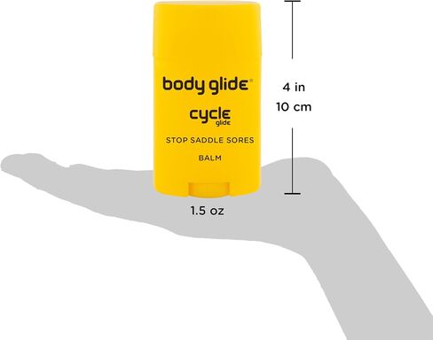 Body Glide Cycle Glide Balm | Chamois Cream in Chafing Stick Form Keeps Hands Clean | Anti Chafe Stick for in The Saddle; on Bike, Motorcycle, or Horse | 1.5oz in Kuwait