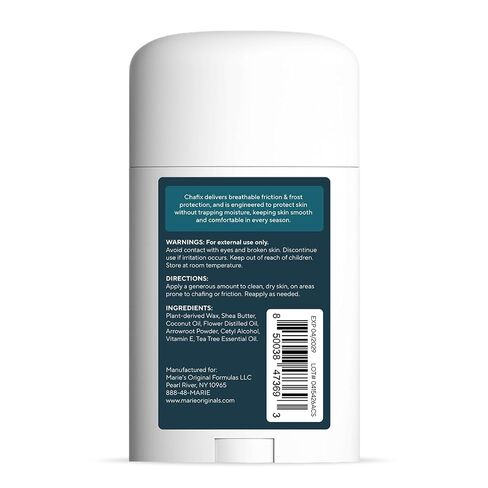 Marie Originals Chafix Anti Chafing Stick | Plant-Derived Body Glide, 2pack | Anti-chafe stick for thighs, underarms, groin and feet; plant-derived, non-greasy body glide with no white residue in Saudi Arabia