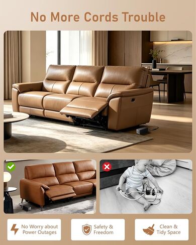 6000mAh Universal Battery Pack for Reclining Furniture | Zero Standby Power, LED Display, 2-Pin Connector, Cordless, Compatible with Power Recliner, Sofa and Sectional in Kuwait