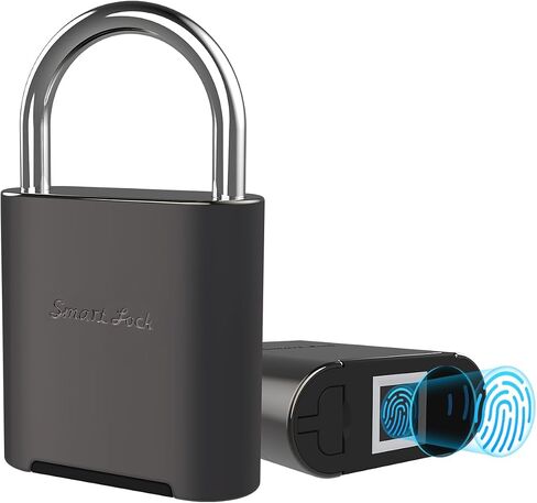 Biometric Fingerprint Padlock, IP66 Waterproof Smart Gym Locker Lock for Athletes, Students, Swimmers, School Lockers, Swimming Pools & Sports Grounds in Saudi Arabia