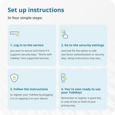 Yubico - YubiKey Bio Series (FIDO Edition) - Multi-Factor authentication (MFA) Security Key and passkey, Connect via USB, Biometric, FIDO Certified - Protect Your Online Accounts (USB A) in Kuwait