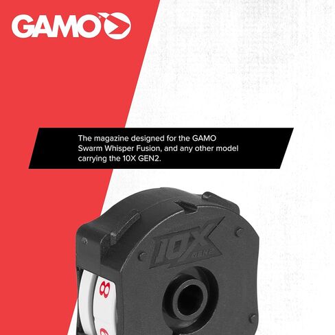 مجلة Gamo 10X GEN2 Quick-Shot، مجلة بديلة متعددة العيارات لـ Swarm Fusion 10X GEN2 وSwarm Maxxim 10X GEN2 in Kuwait