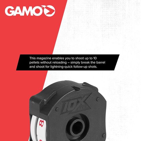 مجلة Gamo 10X GEN2 Quick-Shot، مجلة بديلة متعددة العيارات لـ Swarm Fusion 10X GEN2 وSwarm Maxxim 10X GEN2 in Kuwait