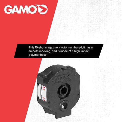 مجلة Gamo 10X GEN2 Quick-Shot، مجلة بديلة متعددة العيارات لـ Swarm Fusion 10X GEN2 وSwarm Maxxim 10X GEN2 in Kuwait