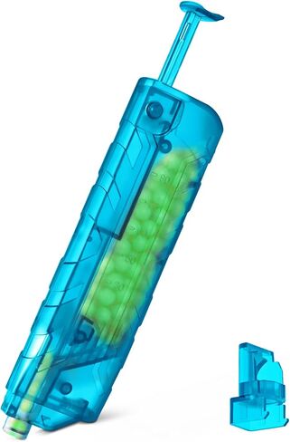 100-Round Airsoft Speed Loader for 6mm BB Magazines with Adapter | Compact Push-Style Design; Included Adapter Fits Narrow Magazine Fill Ports in Saudi Arabia