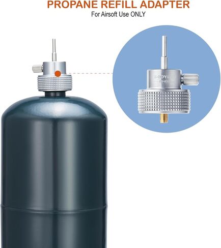 Propane Refill Adapter with Silicone Oil Port,Airsoft Propane Fill Adapter for Green Gas in Saudi Arabia