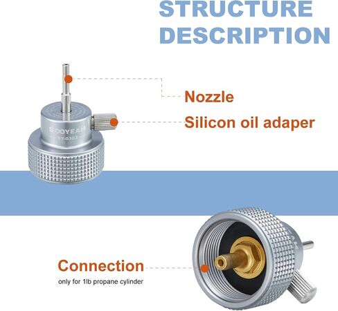 Propane Refill Adapter with Silicone Oil Port,Airsoft Propane Fill Adapter for Green Gas in Saudi Arabia