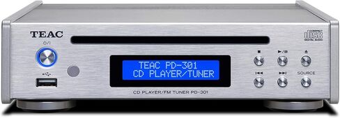 TEAC PD-301-X CD Player Slot-in Type Black Released in 2022 (Silver) in Kuwait