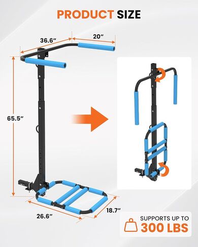Upgraded RV Hitch Mount Kayak Rack for 2 Kayaks up to 12 FT | 300 lbs Capacity,Adjustable Height and Base,Foldable Storage,2'' Hitch Receiver,Vertical Carrier for RV, Truck, SUV in Saudi Arabia