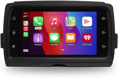 Aquatic AV Ultra HR400 Factory Direct Replacement, Plug & Play, 7" Color TFT-LCD, Apple CarPlay, AM/FM, Bluetooth, GPS, Camera - for Harley Davidson 2014-24 Ultra, Glide Models in Saudi Arabia