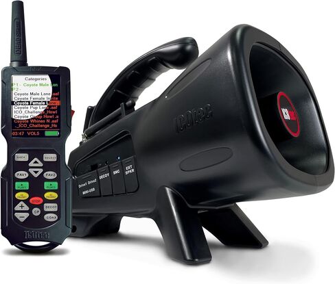 Night Stalker+ Predator Game Call - Designed for Coyote, Fox, Bobcat, Raccoon Hunting - 165 Sounds Included, 300 Yard Remote Range in Saudi Arabia