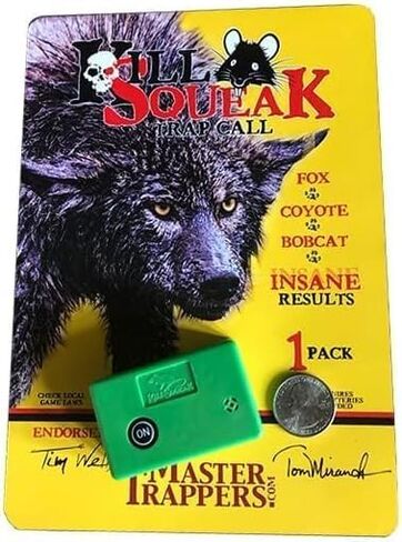 Slock Master Kill Squeak Trap Bait Digital Caller – Compact Electronic Predator Call for Trapping, Hunting, and Wildlife Luring – Master Trappers Tim Wells & Tom Miranda Endorsed – 1 Pack in Saudi Arabia