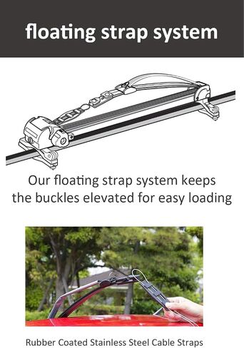 INNO Racks - Locking Surfboard Roof Rack - Water Sport Car Top Mount, Silver, 3 Shortboard/2 Longboard Capacity (INA744) in Saudi Arabia