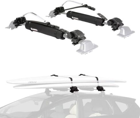 INNO INA446 Surf-Wind-Long Board Locking Roof Carrier w/Board Pads - Holds (1) Kayak or (1) Canoe or (2) SUP/Wind/Surf-Boards in Saudi Arabia