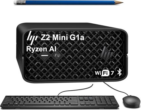 سطح المكتب HP Z2 Mini G1a Workstation Business، AMD Ryzen AI Max PRO 380 (> Intel Ultra 7 265U)، ذاكرة الوصول العشوائي LPDDR5X سعة 32 جيجابايت، MFF، Copilot+ PC، 50 TOPS NPU، Wi-Fi 7، IST Computer مخصص 1 تيرابايت/2 تيرابايت SSD، Win 11 Pro in Kuwait