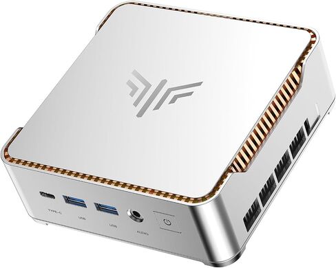 KAMRUI Pinova P2 Mini PC 8GB RAM 512GB SSD, AMD Ryzen 4300U(Beats 10110U/3500U/N95,Up to 3.7GHz,4C/8T) Mini Computers,Triple 4K Display/HDMI+DP+Type-C/WiFi/BT for Home/Business Mini Desktop Computers in Kuwait