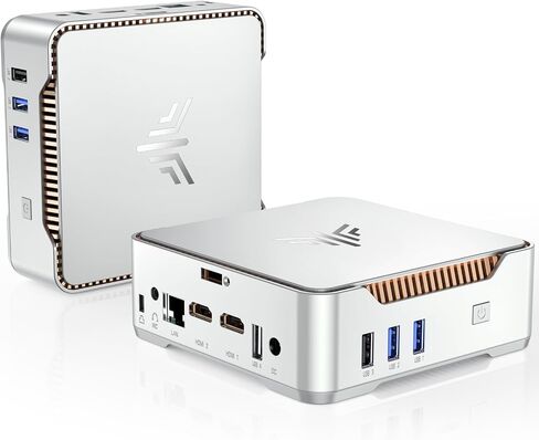 KAMRUI Pinova P2 Mini PC,AMD Ryzen R2544 16GB DDR4 256GB SSD Mini Computers | Beat 4300U/3500U/10110U/N95, Up to 3.7GHz, 4C/8T, 4K@60Hz Triple Display HDMI+DP+USB-C WiFi/BT Mini Desktop Computers in Saudi Arabia